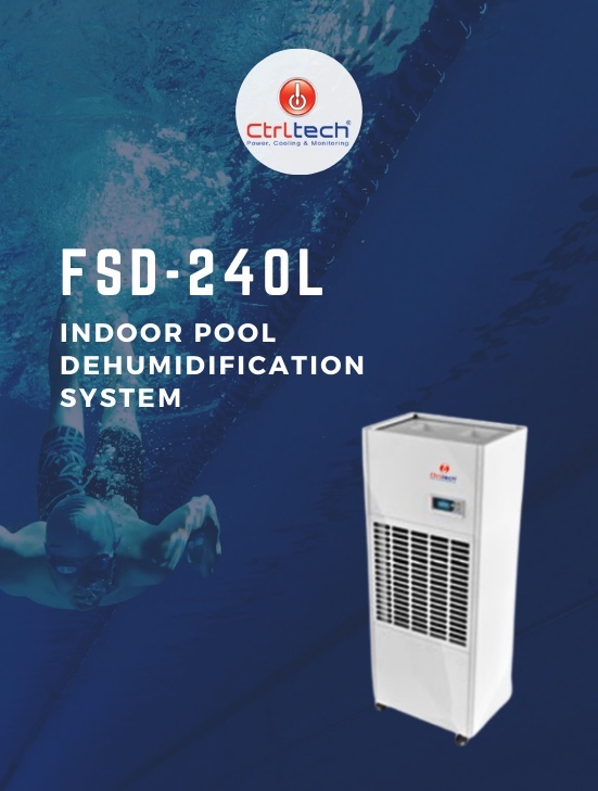 Dehumidification system for indoor pool